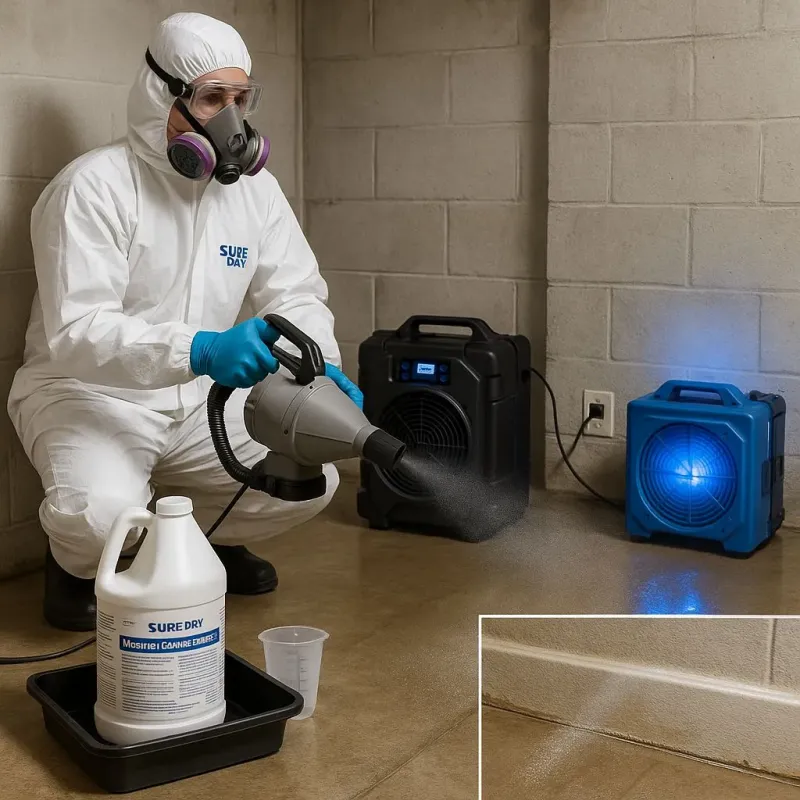 Sanitization and Odor Removal process in Helmetta, NJ
