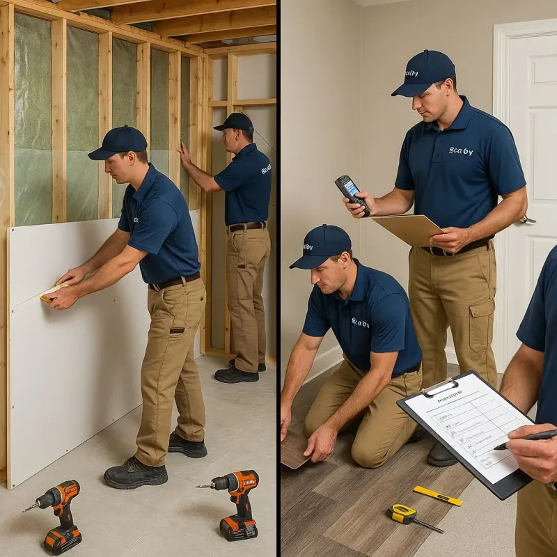 Repairs and Reconstruction process in Helmetta, NJ